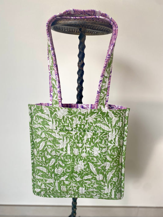 Totebag Violet Bloom