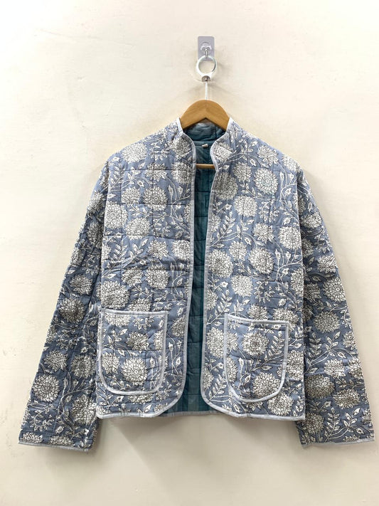 Katoenen quilted jasje Noor