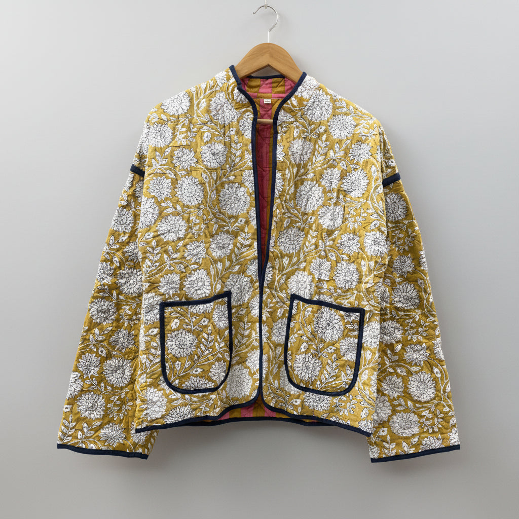 Katoenen quilted jasje Siena