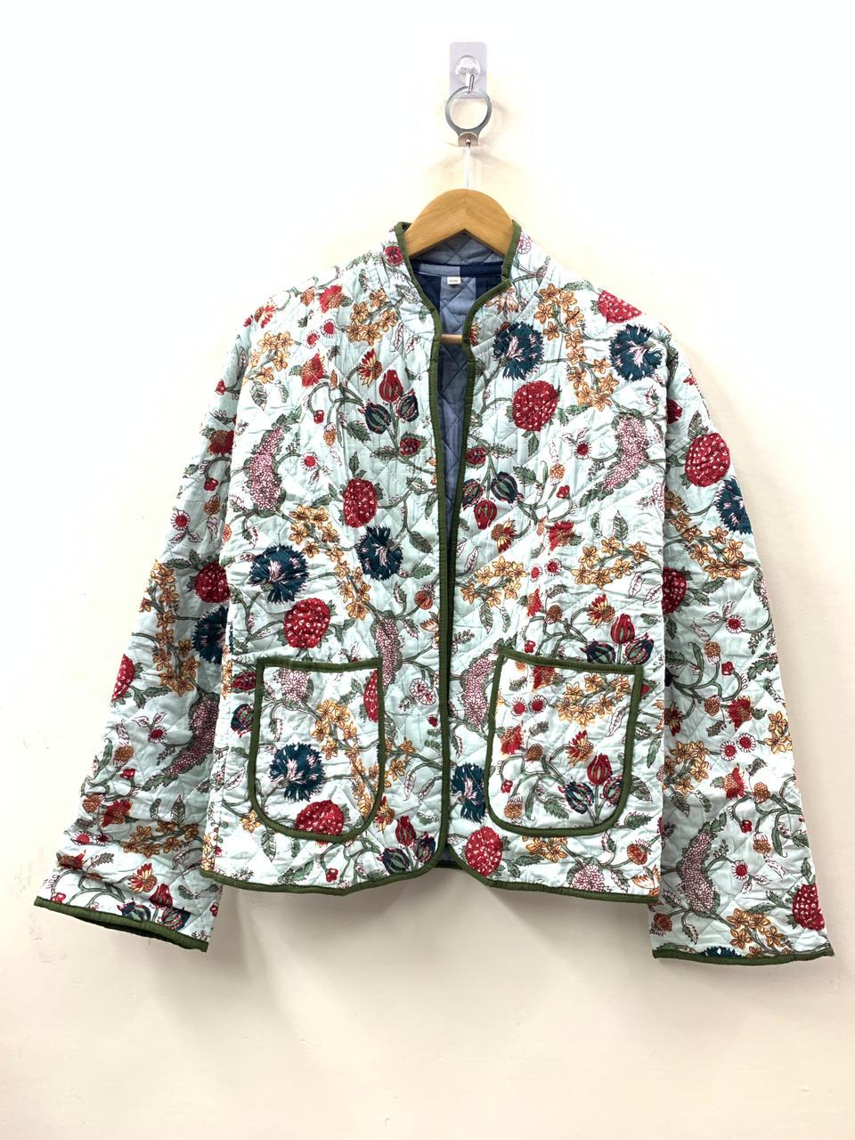 Katoenen quilted jasje Juna