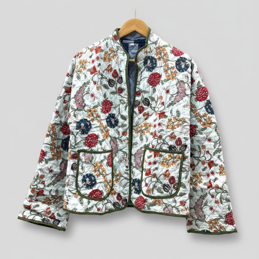 Katoenen quilted jasje Juna