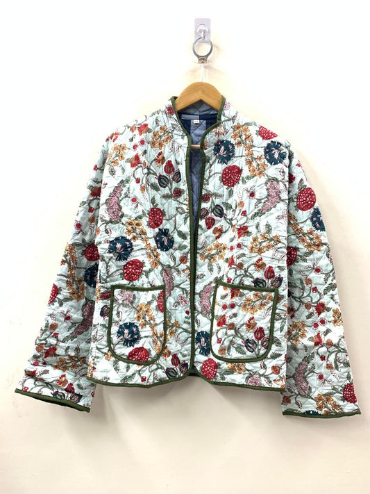 Katoenen quilted jasje Juna