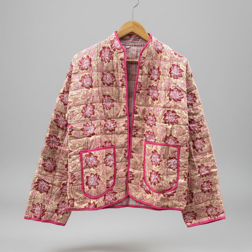 Katoenen quilted jasje Raya