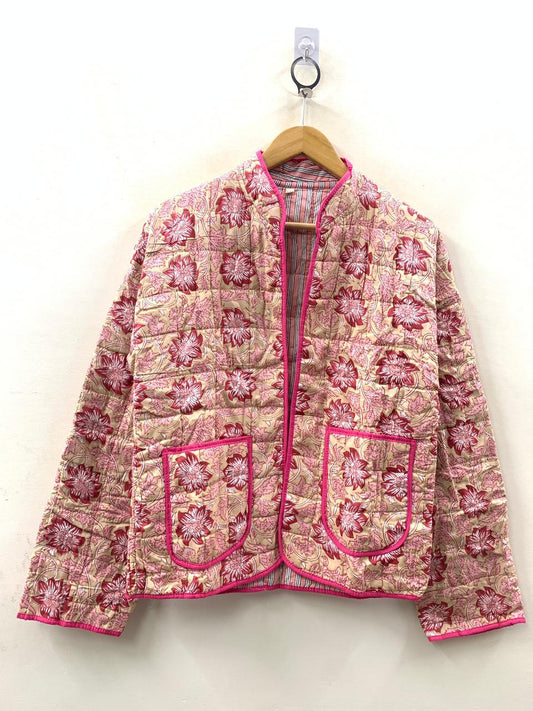 Katoenen quilted jasje Raya