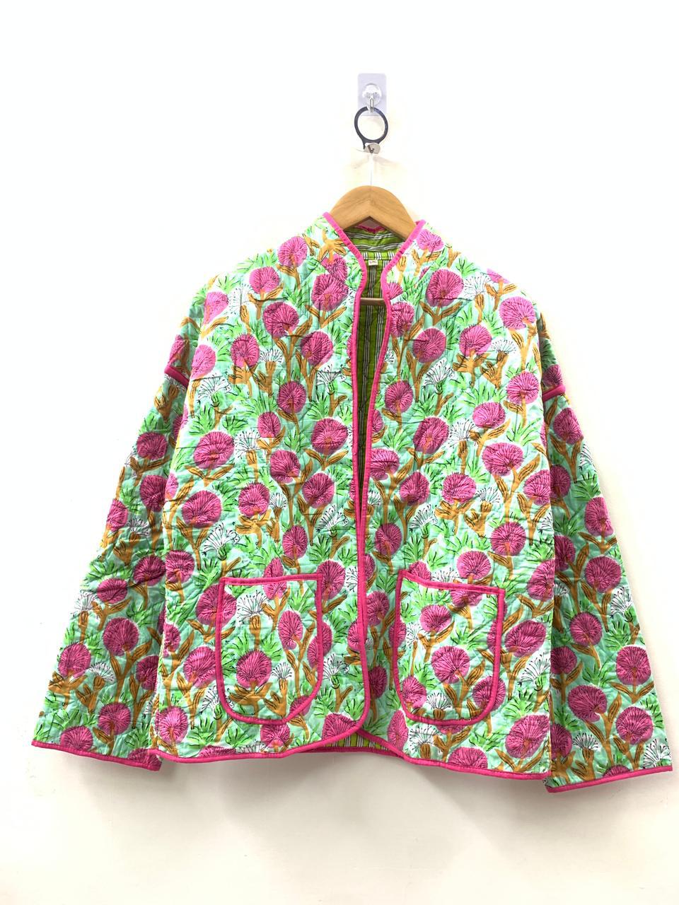 Katoenen quilted jasje Indira