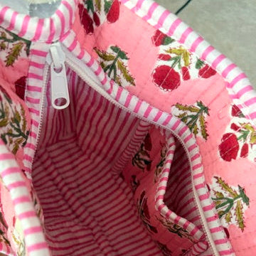 Mini Totebag - Pink Floral