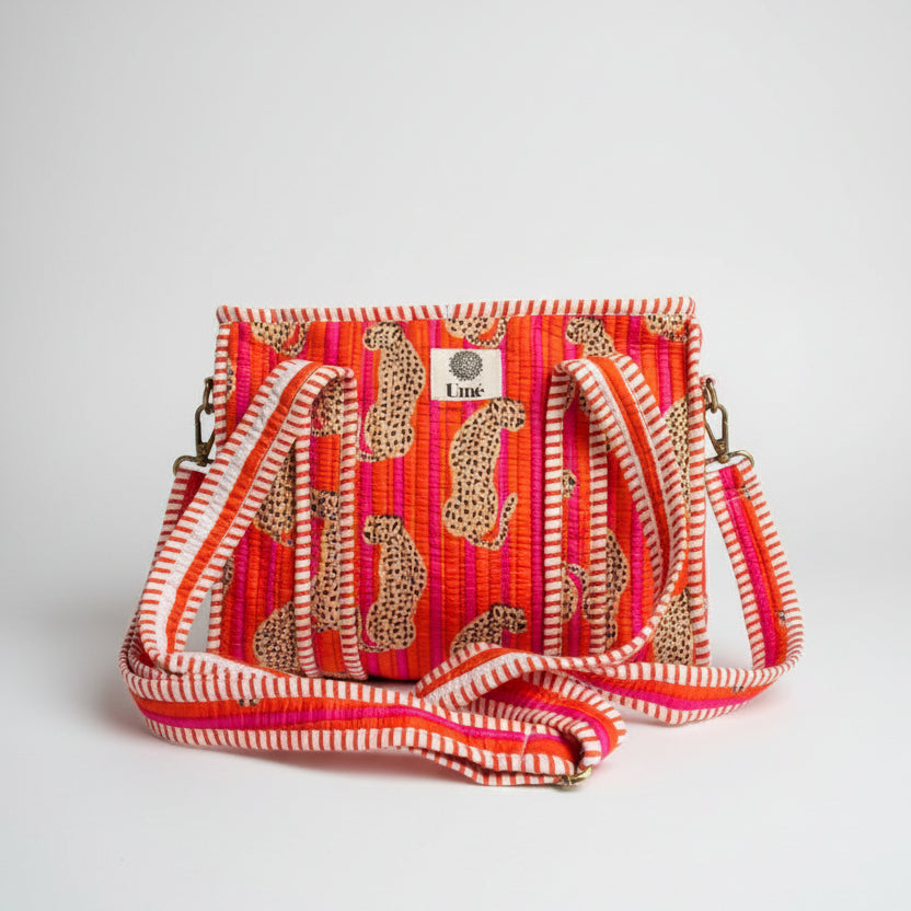 Tropical Red Carrier Bag