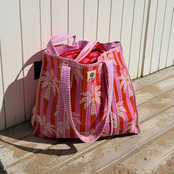 Tropical Red Carrier Bag