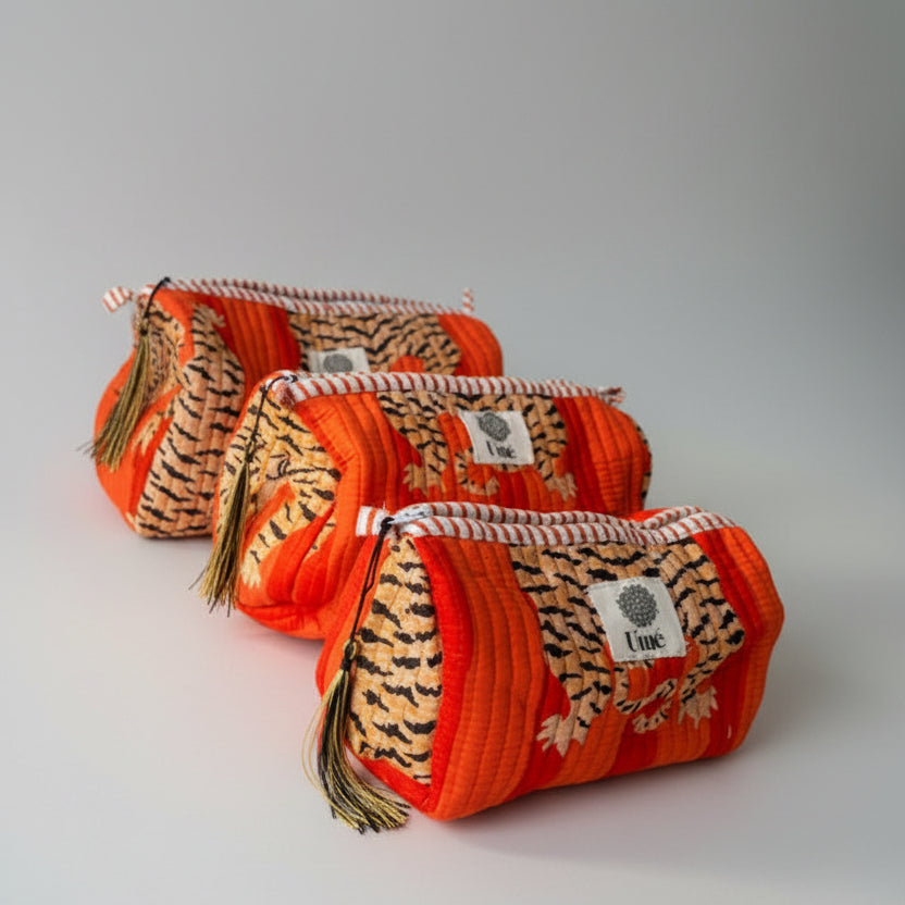 Toilettas orange tiger