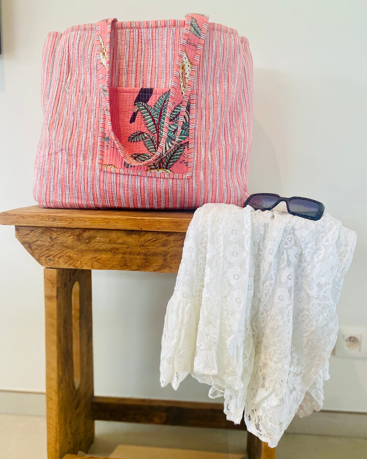 Draagtas Tropical Pink