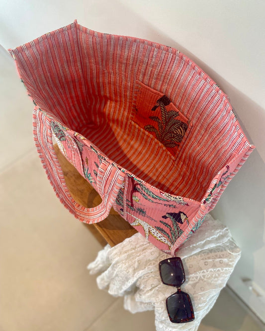 Draagtas Tropical Pink