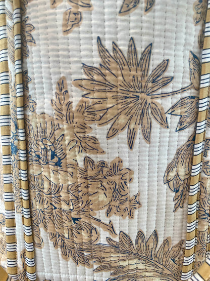 Draagtas Floral Beige