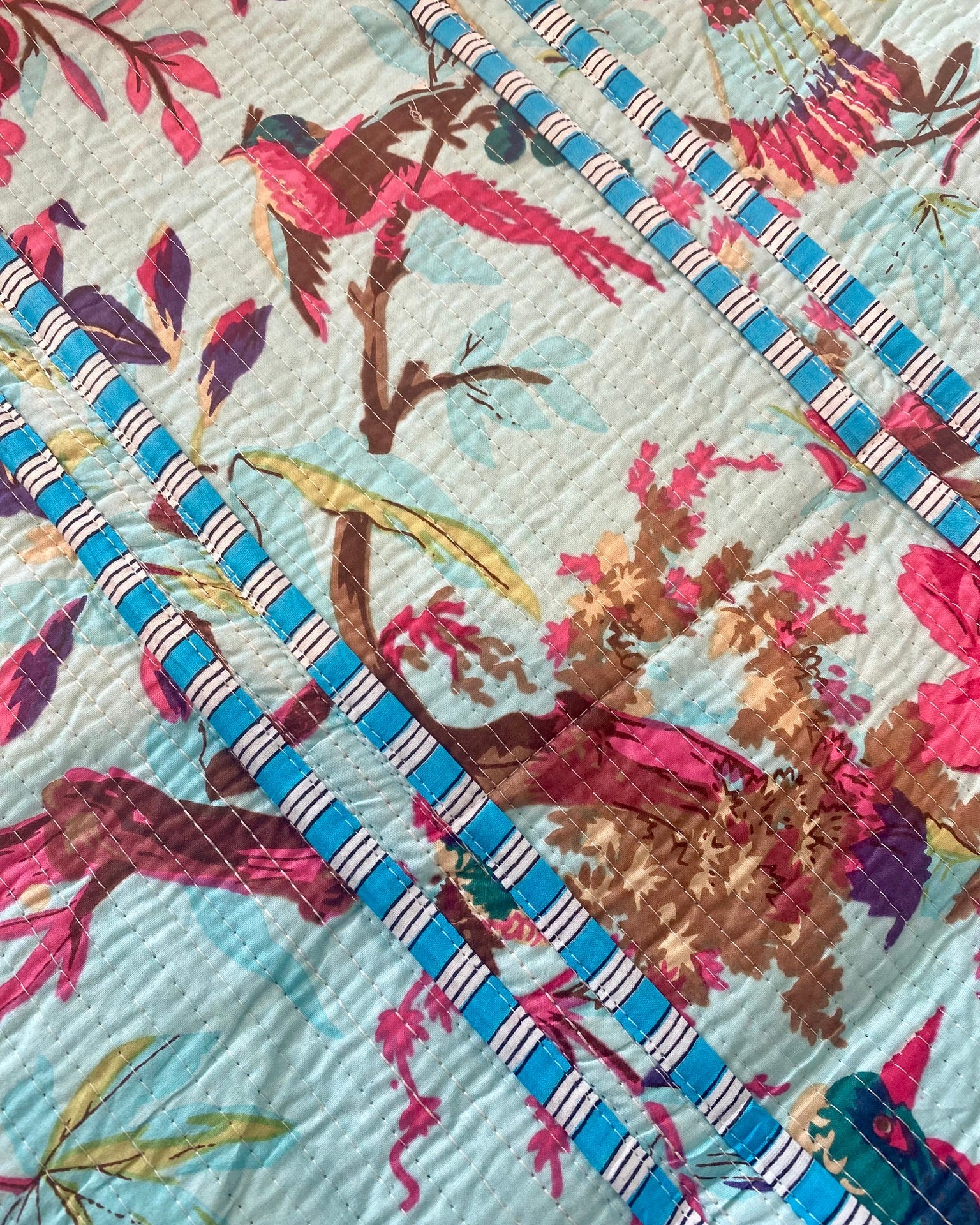 Draagtas Blue Flowers