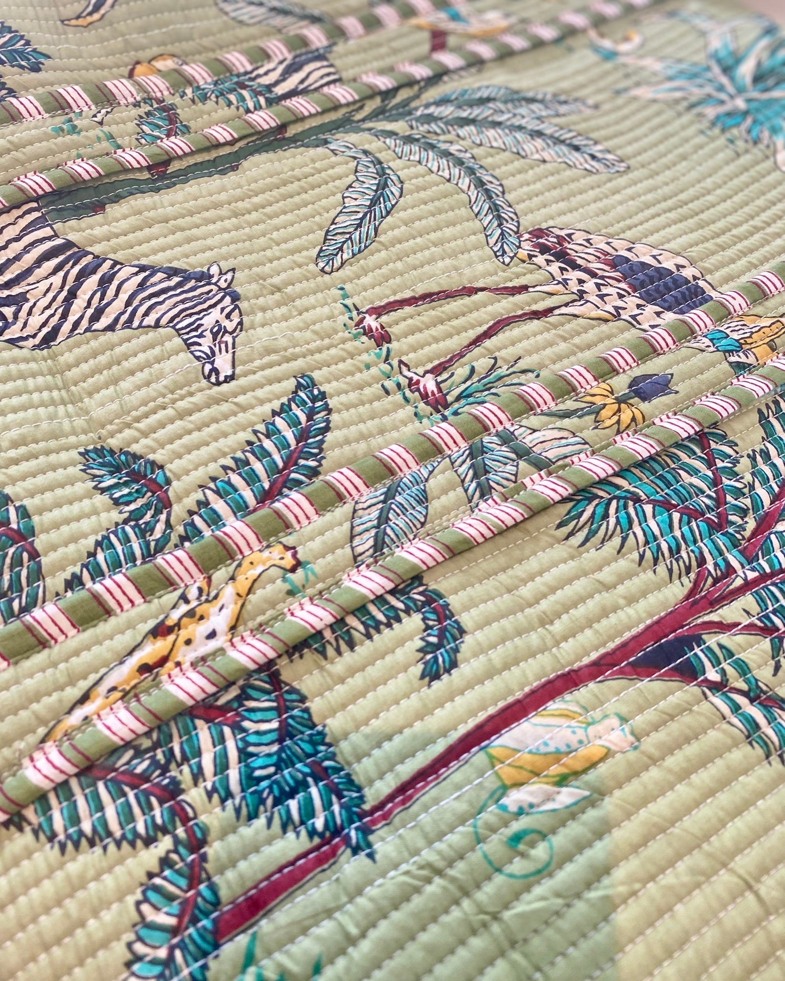 Draagtas Tropical Green