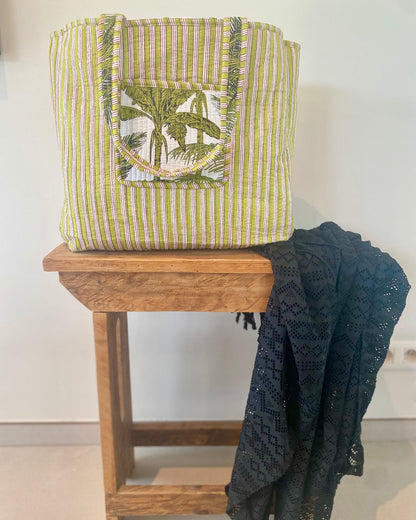 Draagtas Botanic Green