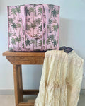 Draagtas Palmtree Pink