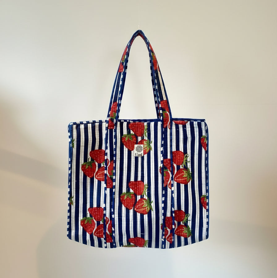 Draagtas Berry Blue met rits