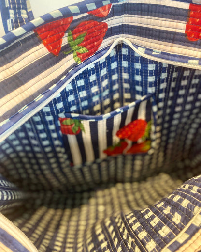 Draagtas Berry Blue met rits