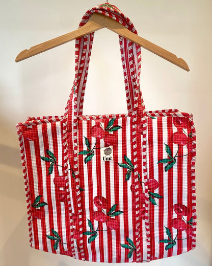 Draagtas Cherry Red met rits