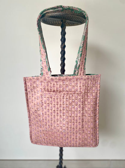 Totebag Green Blossom