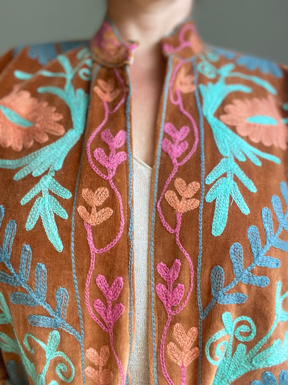 Suzani velvet jasje koper N°2