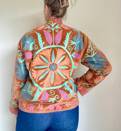 Suzani velvet jasje koper N°2