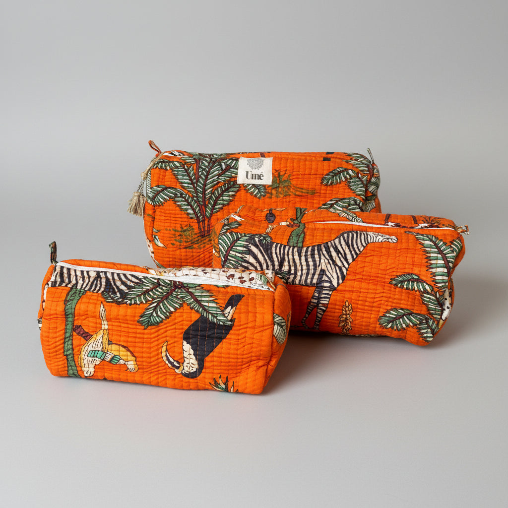 Toilettas oranje tijger