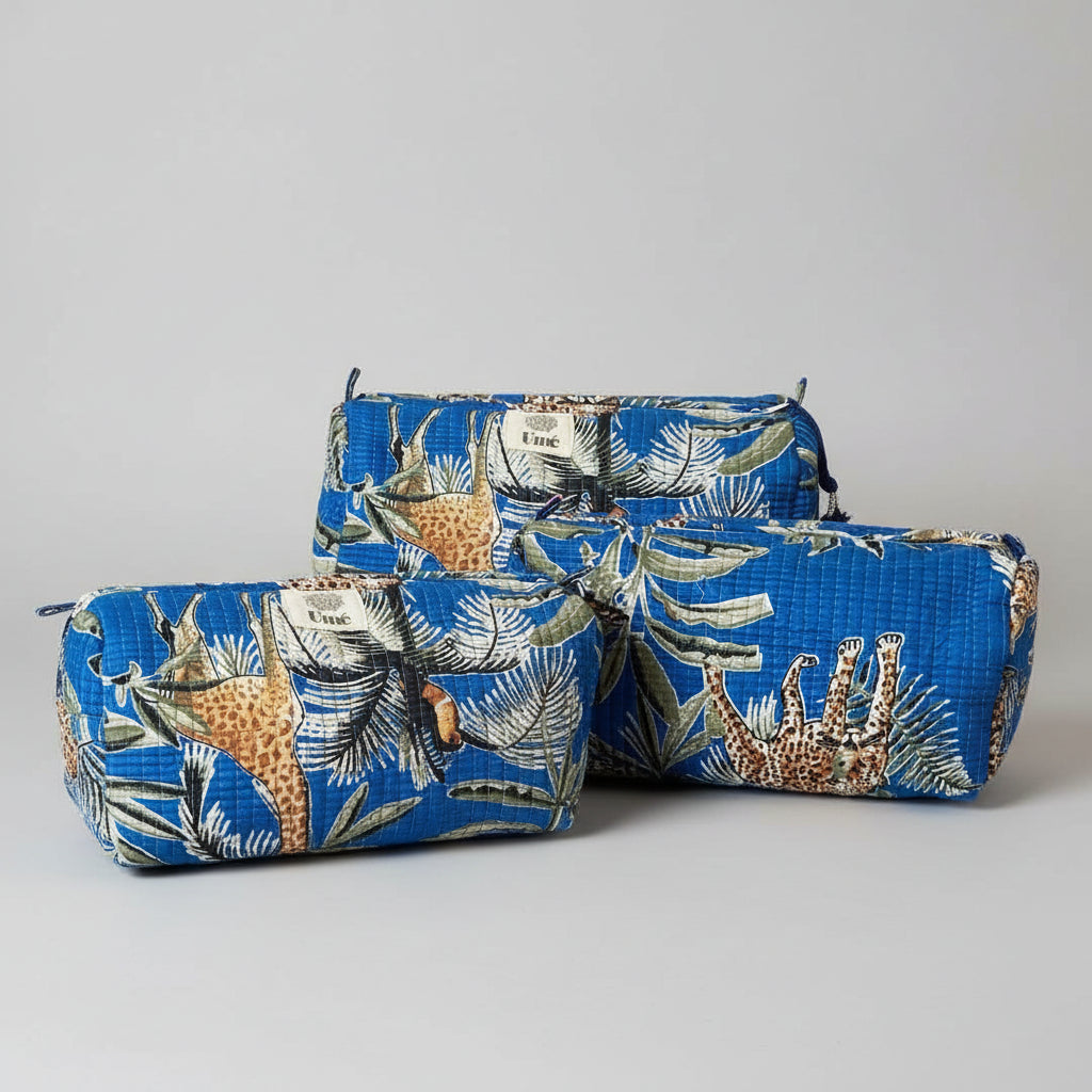 Toilettas blauwe tijger