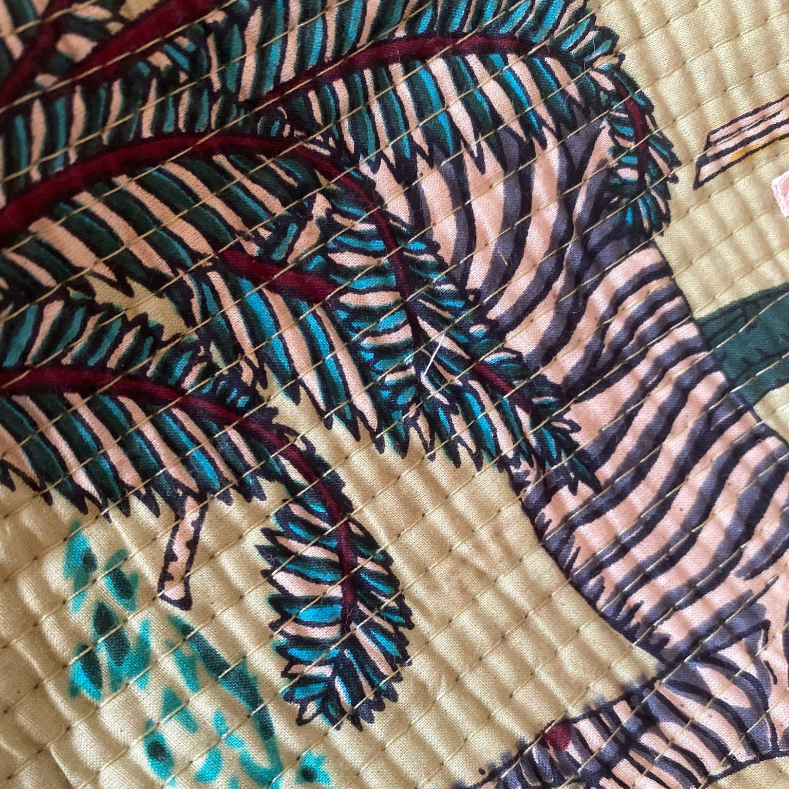 Toilettas tijger lichtgroen