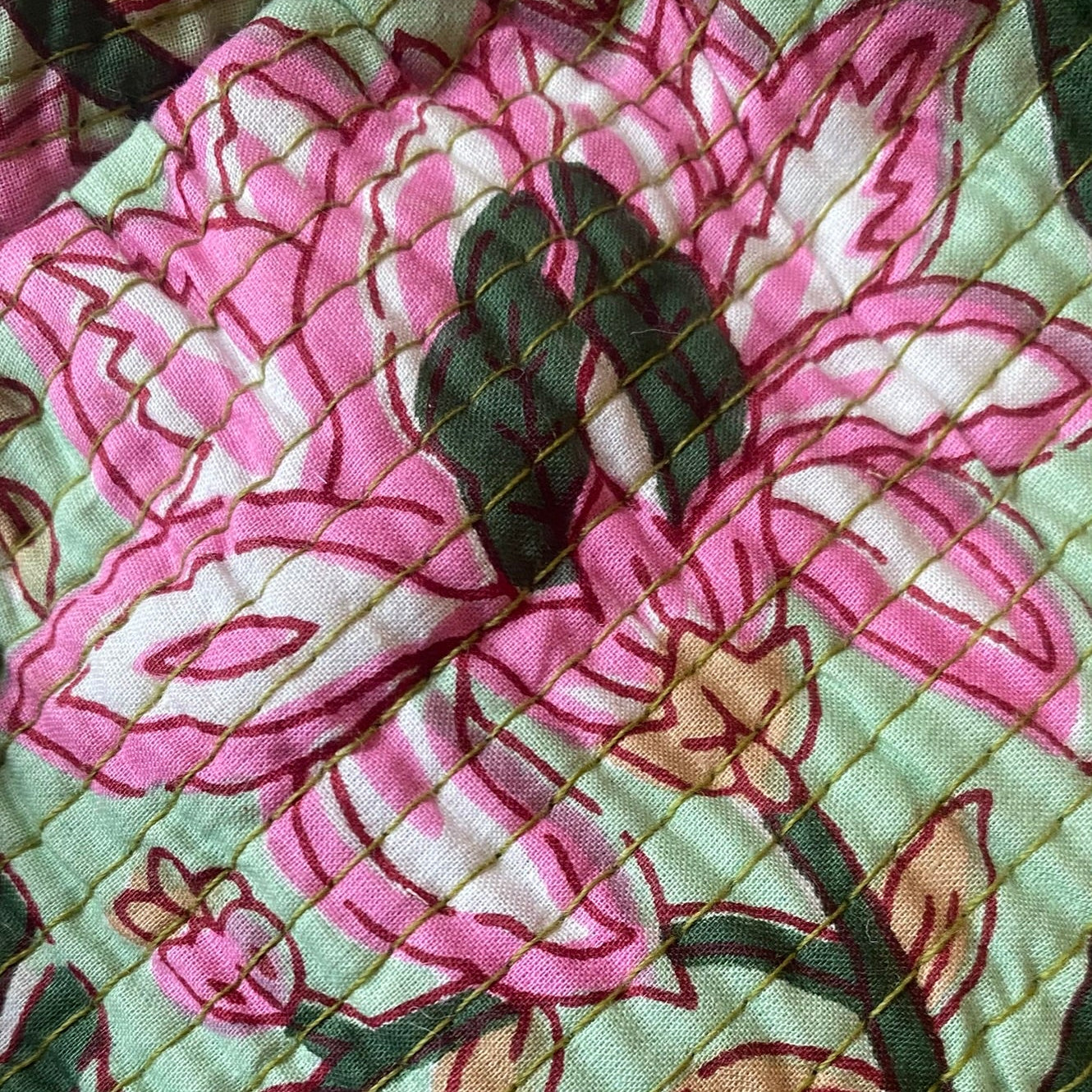 Toilettas roze bloemen