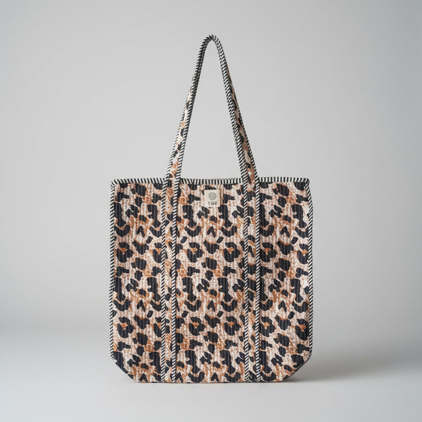 Draagtas Leopard met rits