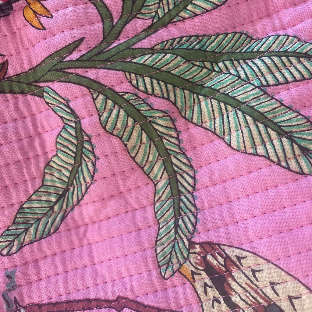 Draagtas jungle roze