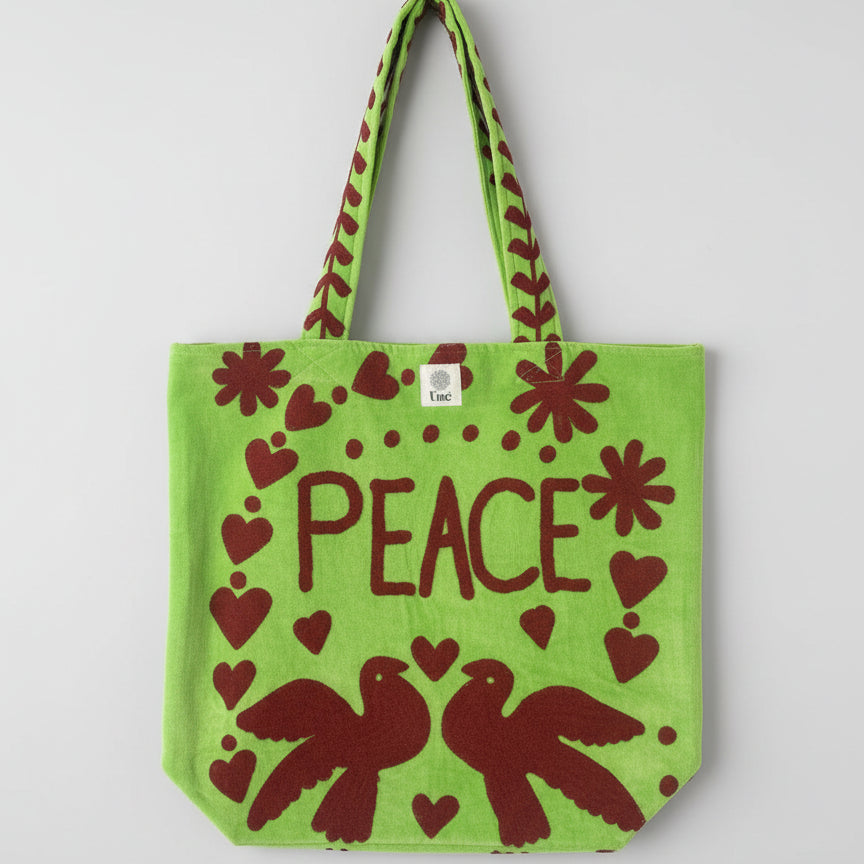 Velvet embroidery draagtas