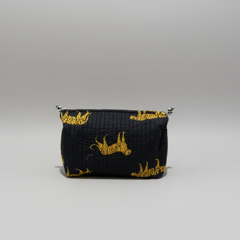 Toilettas zwart 🐆