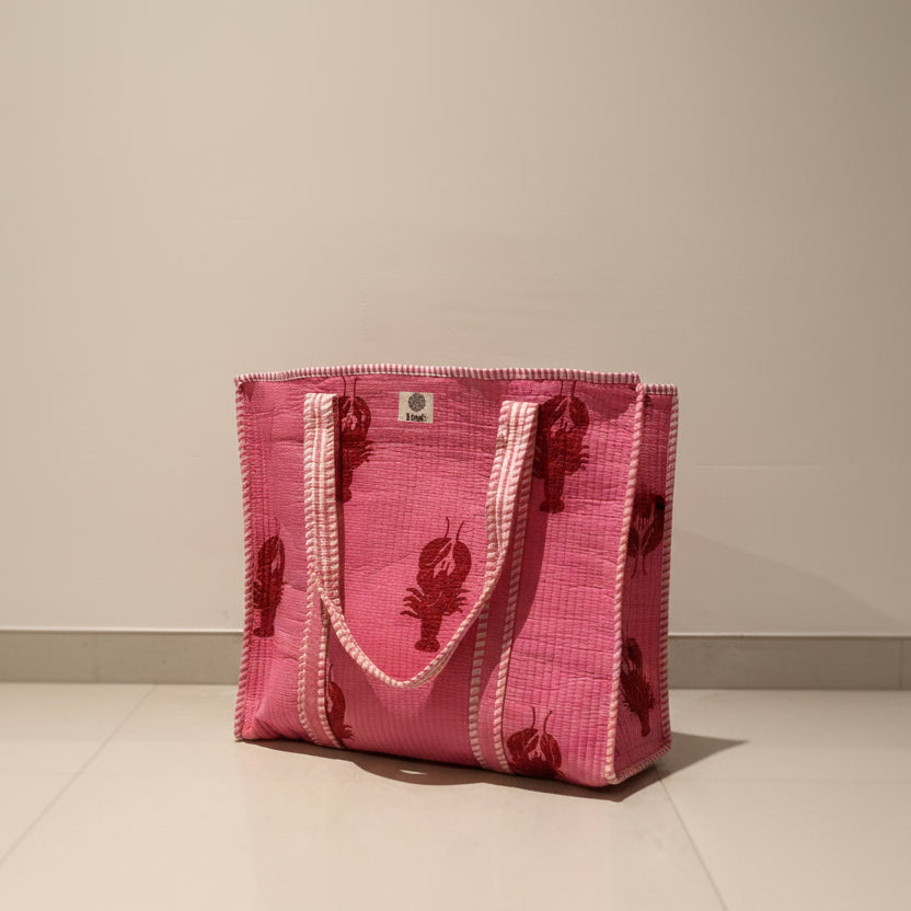 Tropical Red Carrier Bag