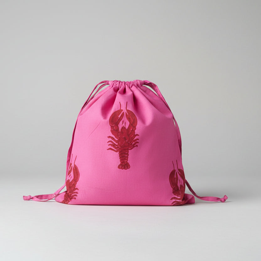 100% Katoenen zomerpyjama - Pink Lobster 🦞