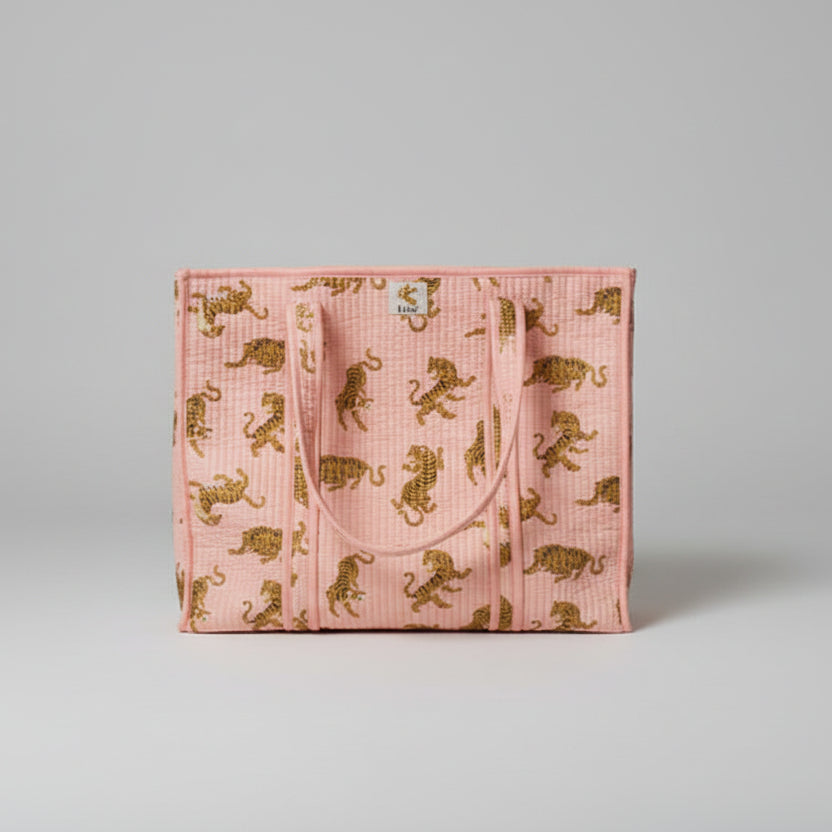 Draagtas peachy tiger 🐯