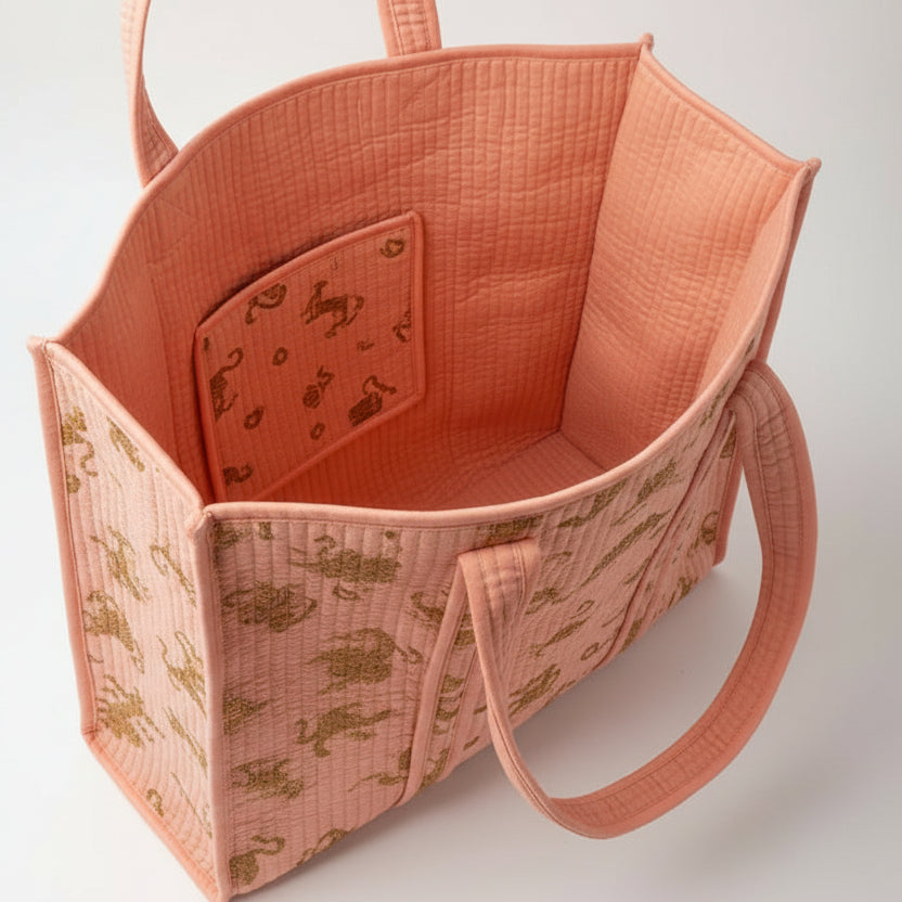 Draagtas peachy tiger 🐯