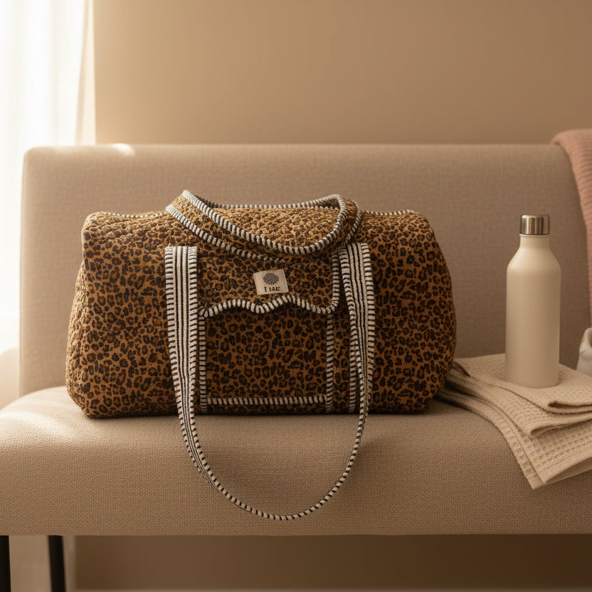 Weekendtas leopard