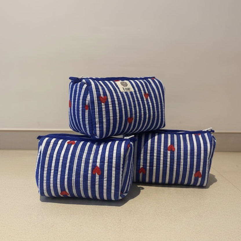 Toilettas blue striped ❤️