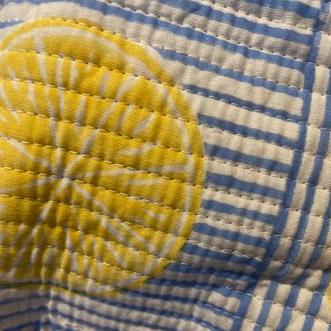 Toilettas blue striped lemon 🍋