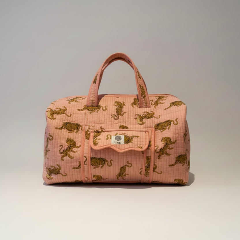 Weekendtas peachy tiger 🐯