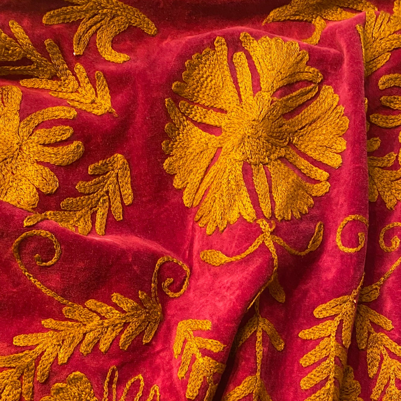 Suzani velvet Paars/burgundy