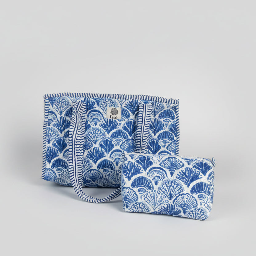 Midi draagtas blauw 🐚