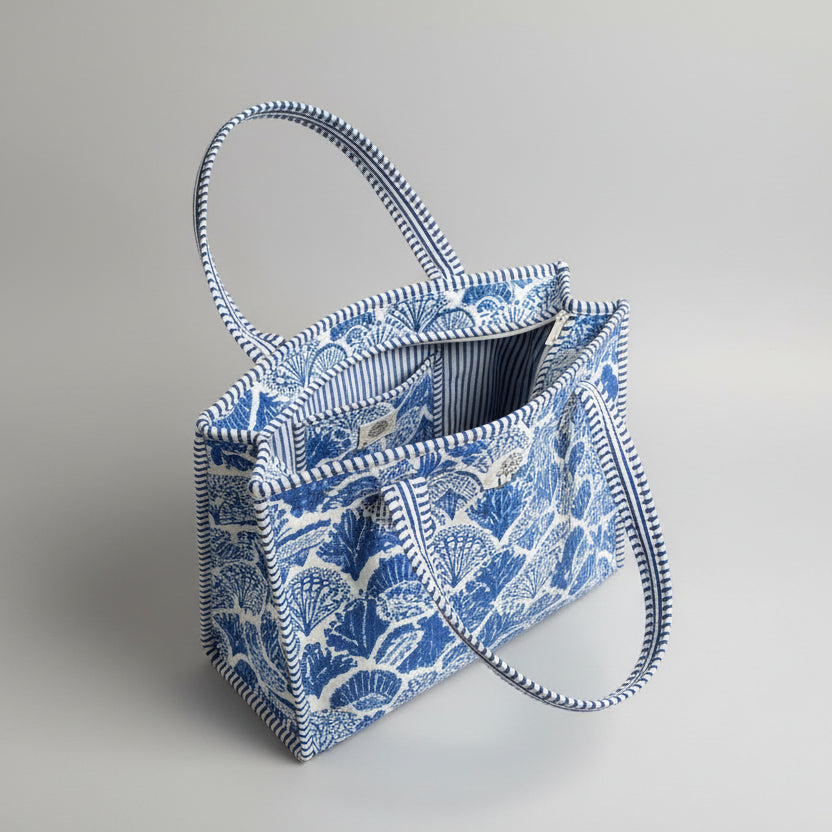 Midi draagtas blauw 🐚