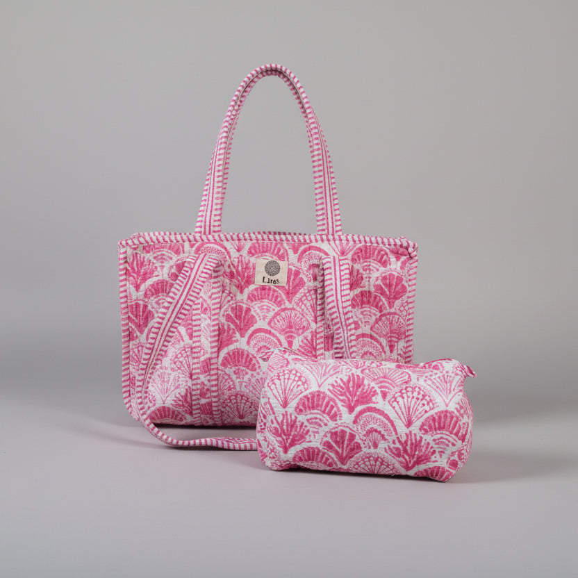 Midi draagtas roze 🐚