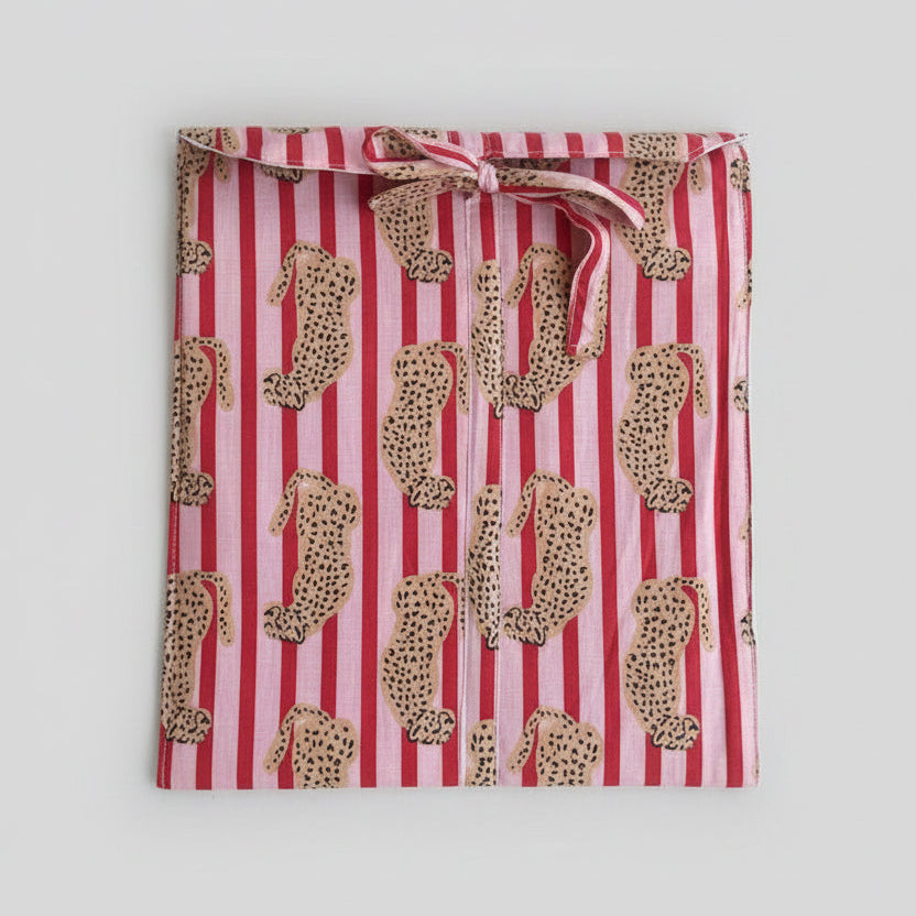 100% Katoenen pyjama - Red Leopard 🐆