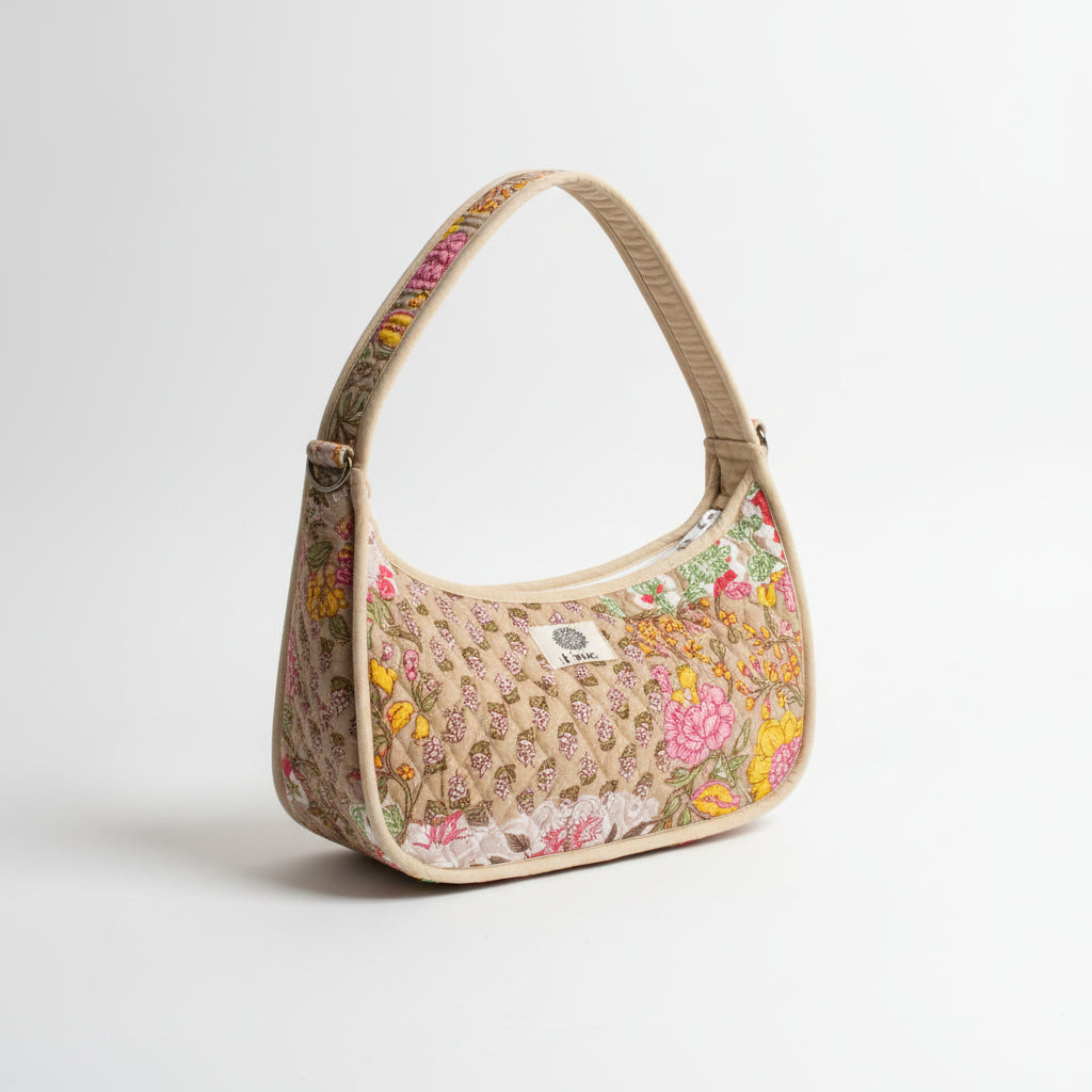 Flower Mini Handbag - Patchwork