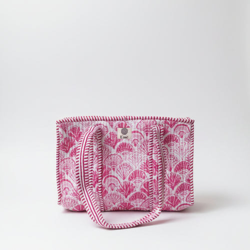 Midi Tote Pink Shell