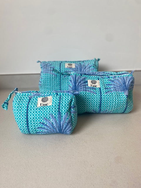 Toilettas Palmtree Aqua